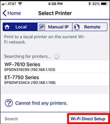 Epson Install App Network