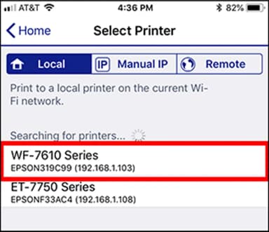 Epson Install App Network